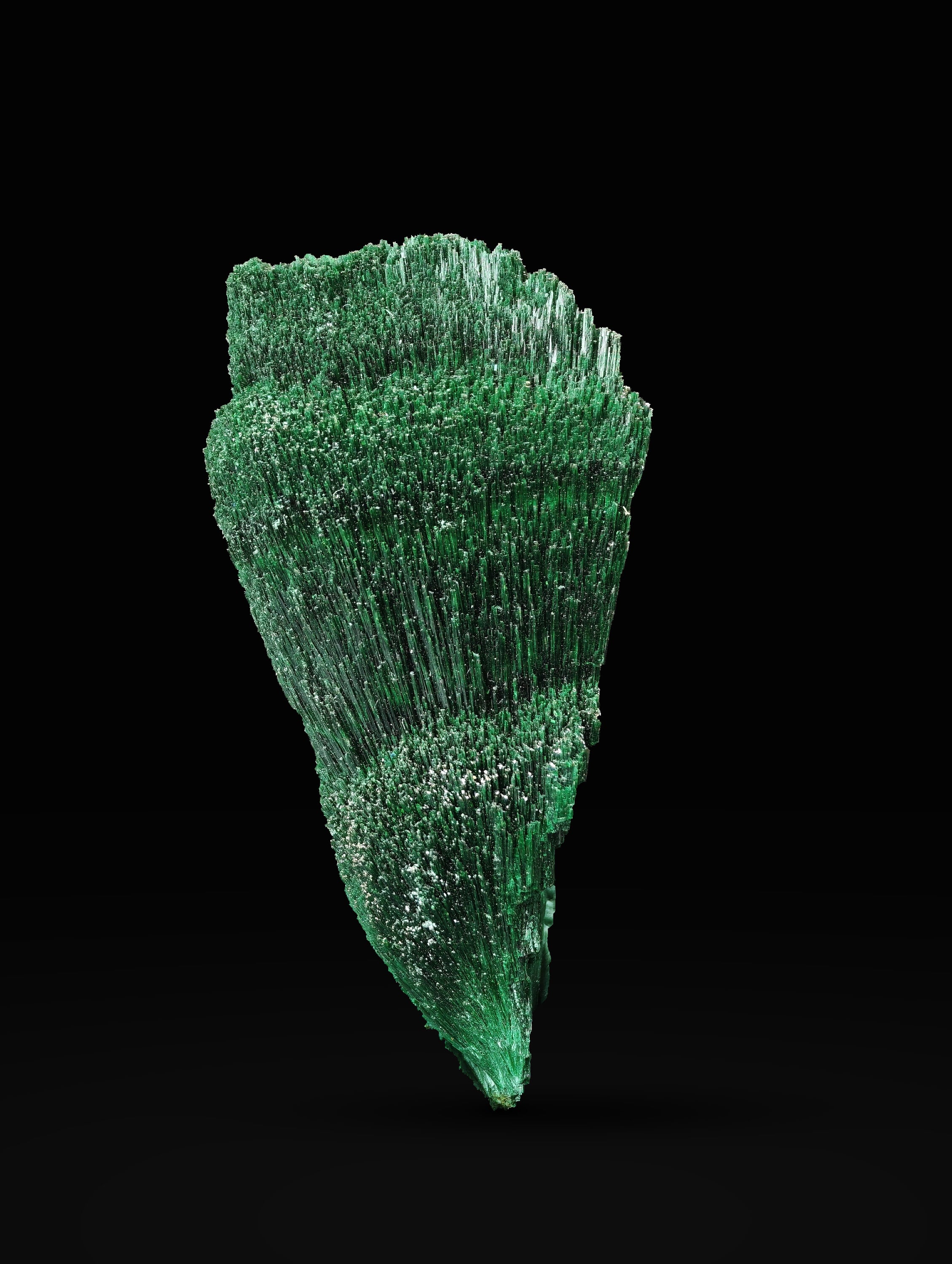 Ventail de Malachite Fibreuse, Kerrouchen, Maroc, 2
