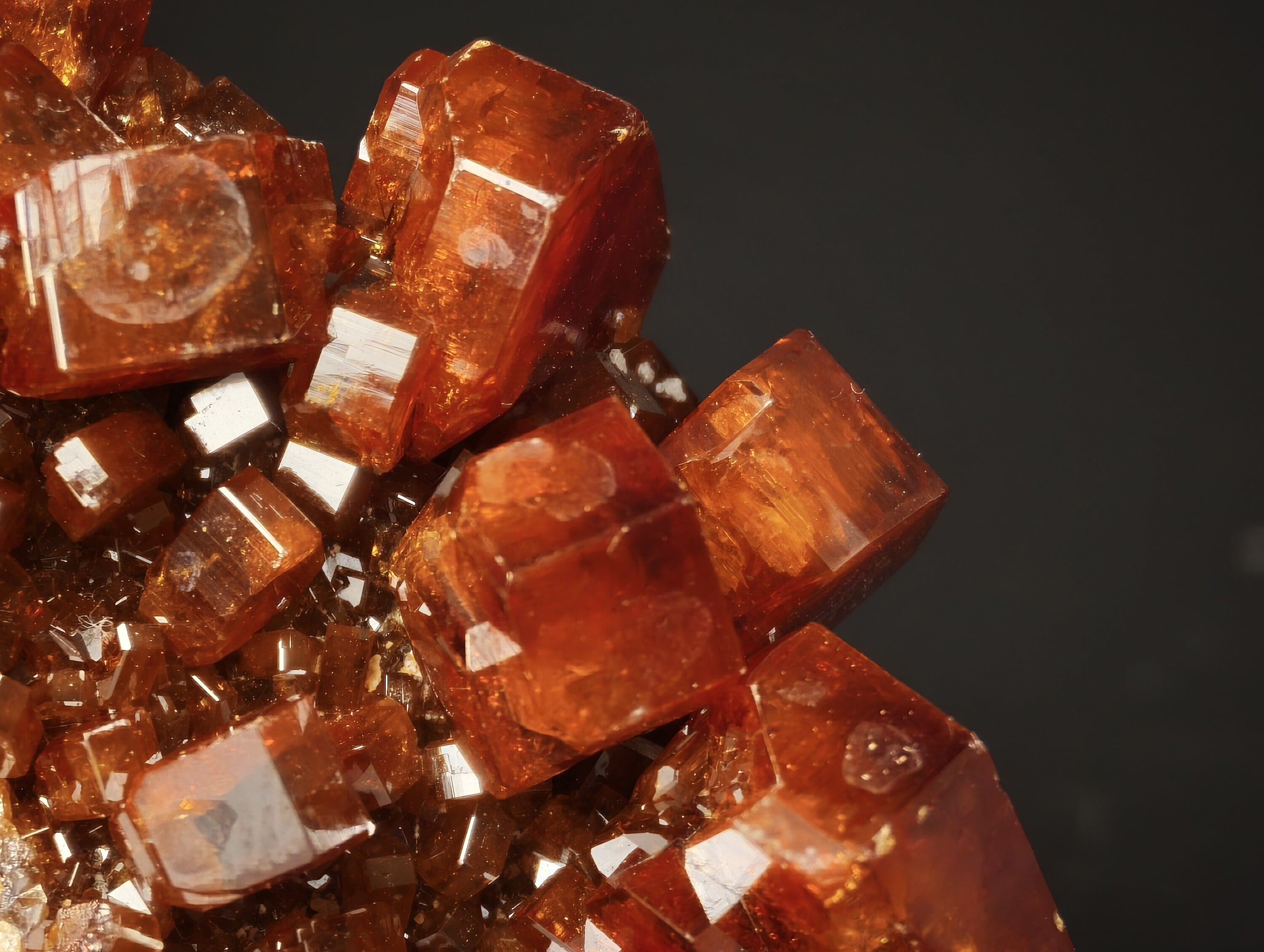 Vanadinite Thumbnail Cluster, Mibladen, Morocco, 3