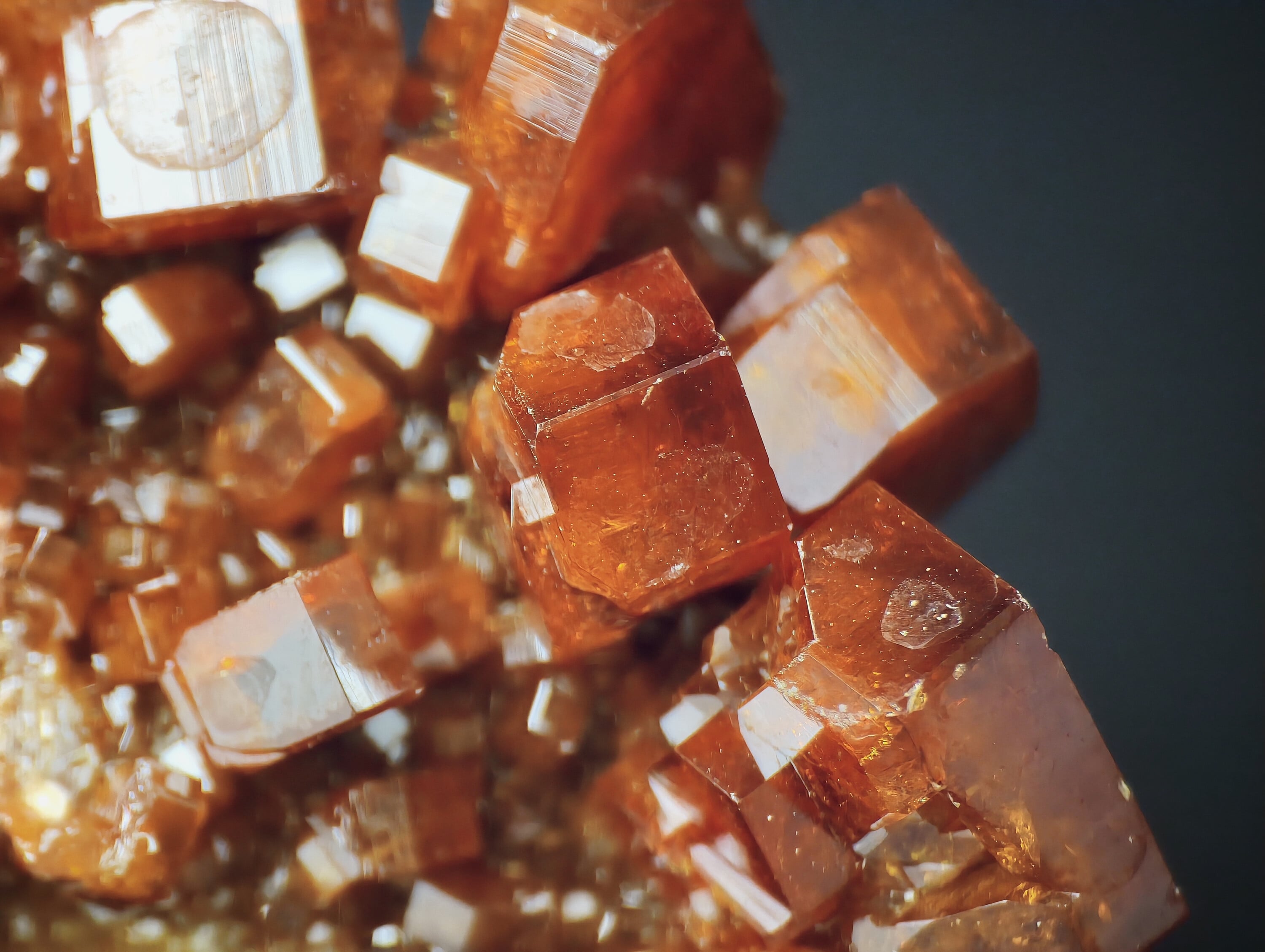 Vanadinite Thumbnail Cluster, Mibladen, Morocco, 4