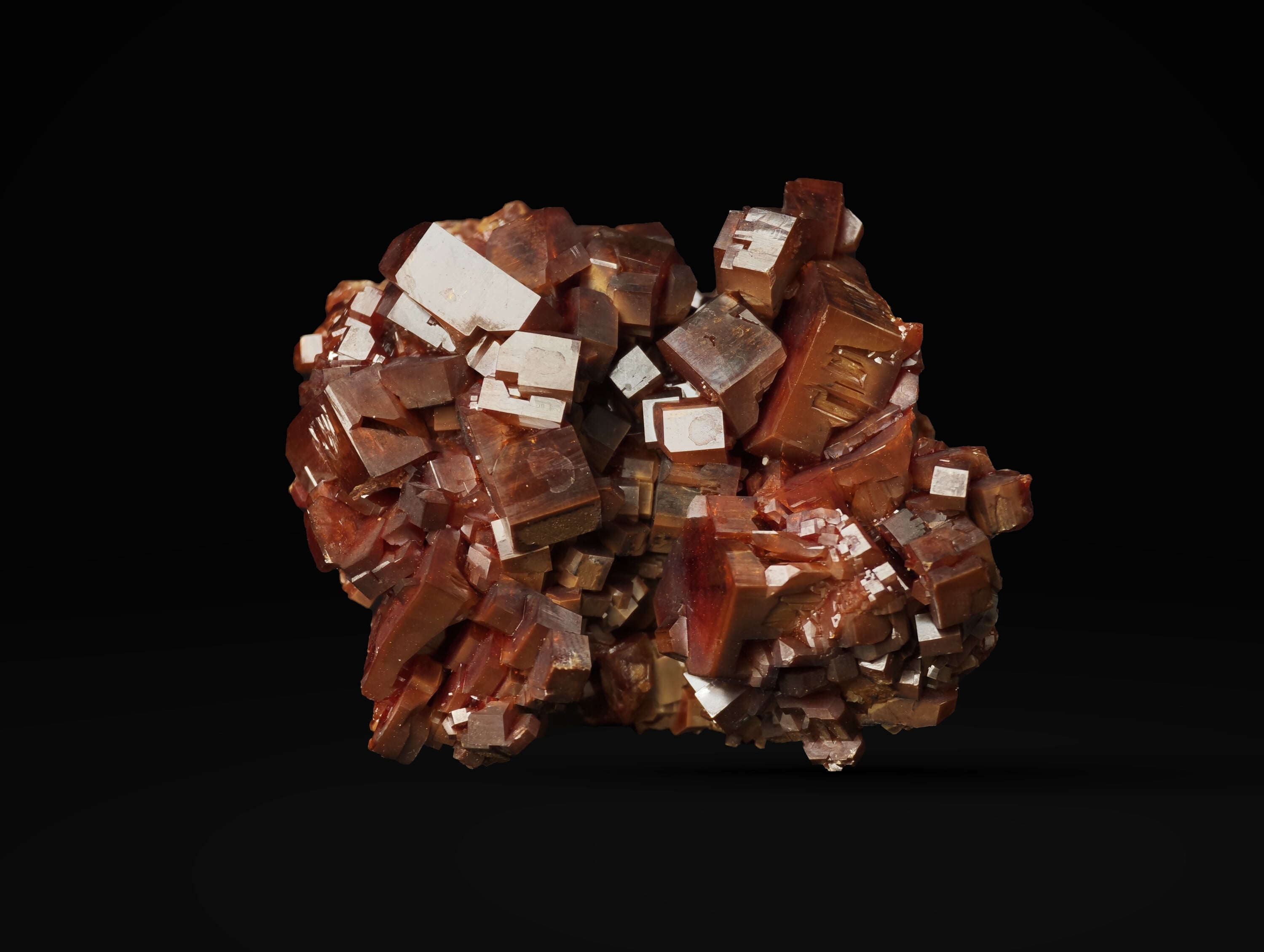 Vanadinite Crystal Group, Mibladen, Morocco, 1