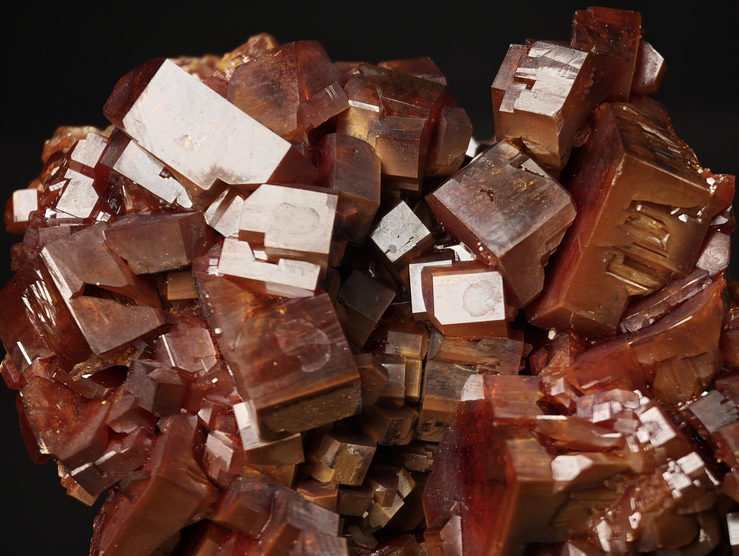 Vanadinite Crystal Group, Mibladen, Morocco, 2